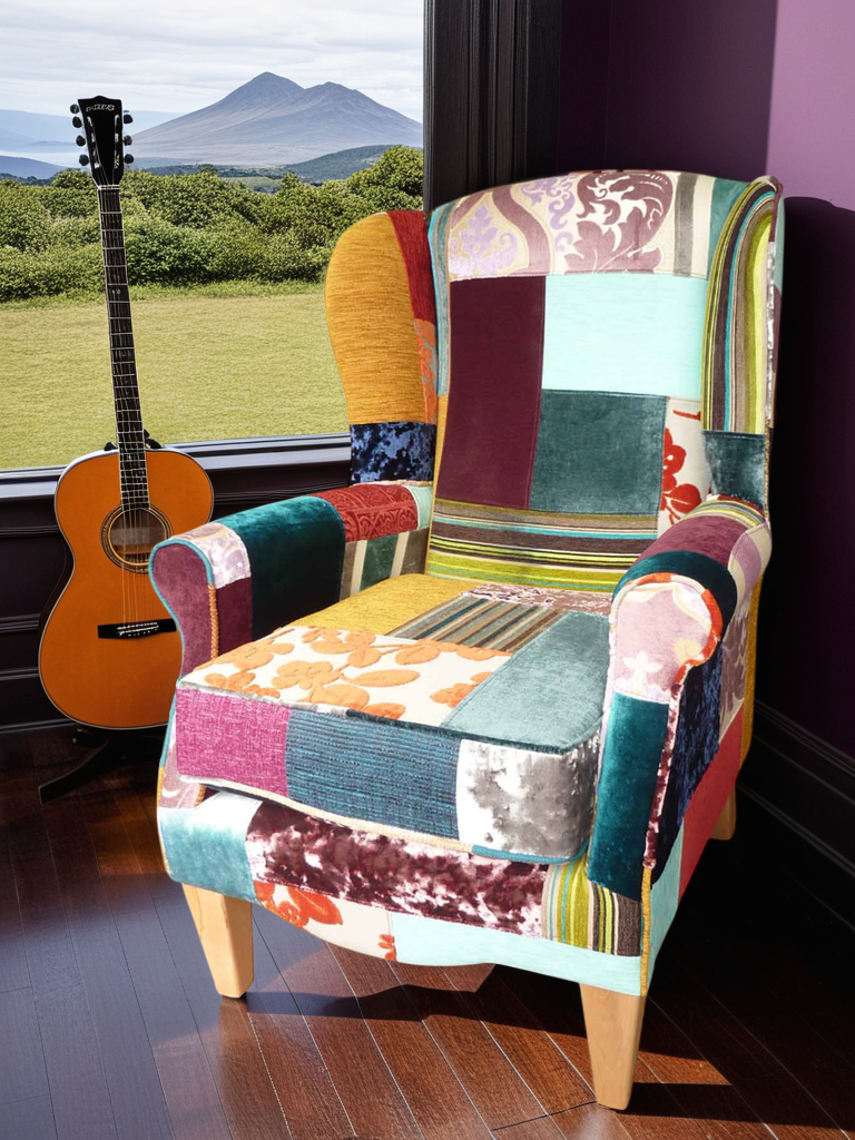 West Midlands Upholstery Ltd - The Regency Patchwork Clash Suite